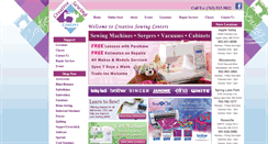 Desktop Screenshot of creativesewingcentersmn.com